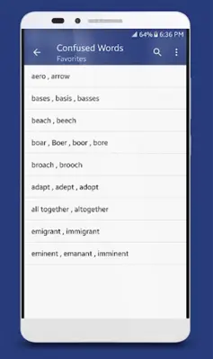 English Confused Words android App screenshot 1