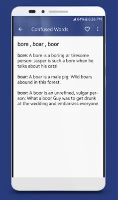 English Confused Words android App screenshot 3