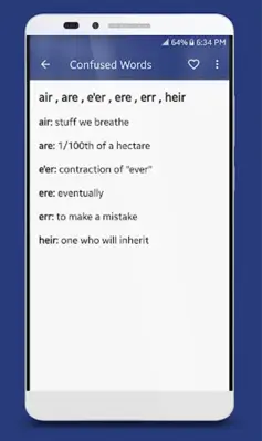 English Confused Words android App screenshot 5