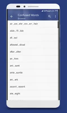 English Confused Words android App screenshot 6